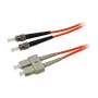 Synergy 21 1.0m OM2 ST - SC - ST - SC - Männlich/männlich - OM2 - Orange - Multi-mode (S216252)