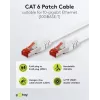 Wentronic Goobay CAT 6 kabel krosowy, S/FTP (PiMF), Biały, 3 m - LSZH bezhalogenowy, miedź (93507)