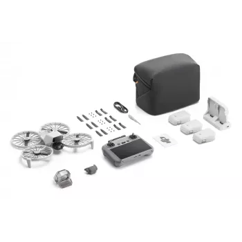 Quadcopter DJI Flip Fly More Combo RC 2 — 4 wirniki, kamera 48 MP, 3840×2160, maks. prędkość 16 m/s, zasięg 14000 m