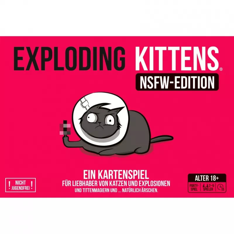 Exploding Kittens - Edycja NSFW, gra karciana