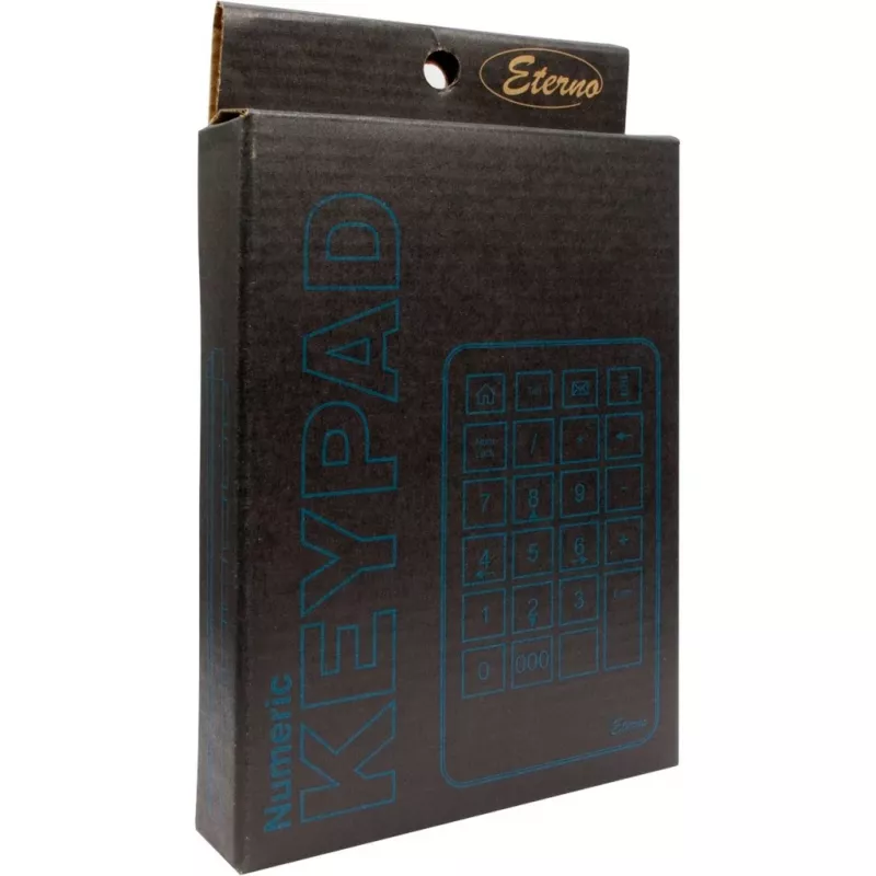 Klawiatura numeryczna Inter-Tech KB-120, uniwersalna, USB, czarna