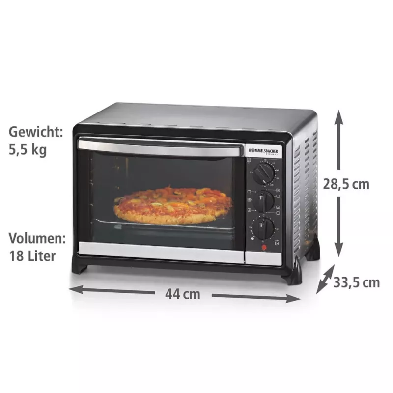 Mini piekarnik Rommelsbacher BG 1055/E