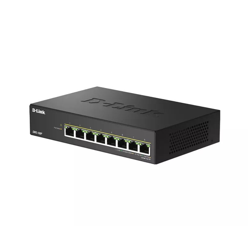 Niezarządzalny przełącznik D-Link DMS-108P/E 8-portowy 2,5G PoE++ 40 Gbit/s