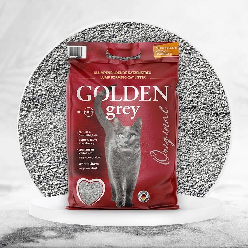 GOLDEN szary Oryginalny - żwirek bentonitowy - 7kg