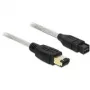 Kabel FireWire A/B DeLOCK 82597 3,0 m szary