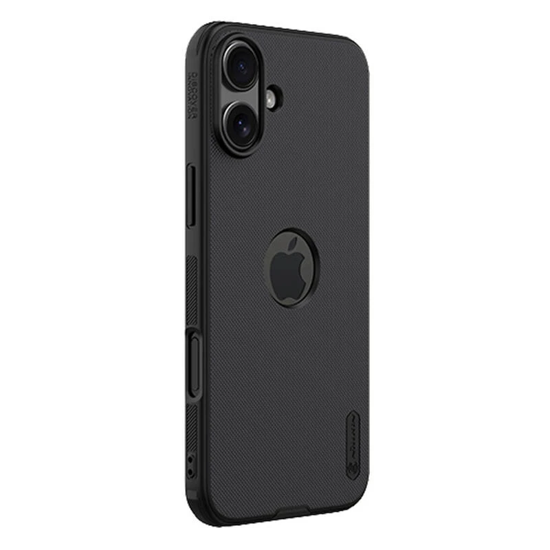 Etui ochronne Nillkin do iPhone 16 Plus Super Frosted Pro — czarne, cienka twarda skorupa