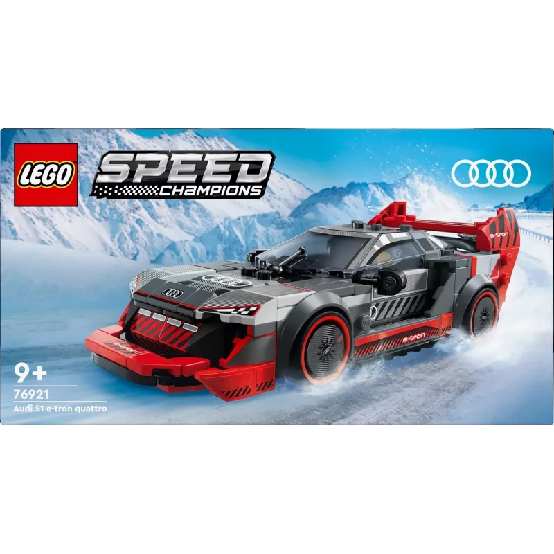 Lego Speed Champions 76921 Audi S1 E-Tron Quattro Zestaw z Samochodem Wyścigowym