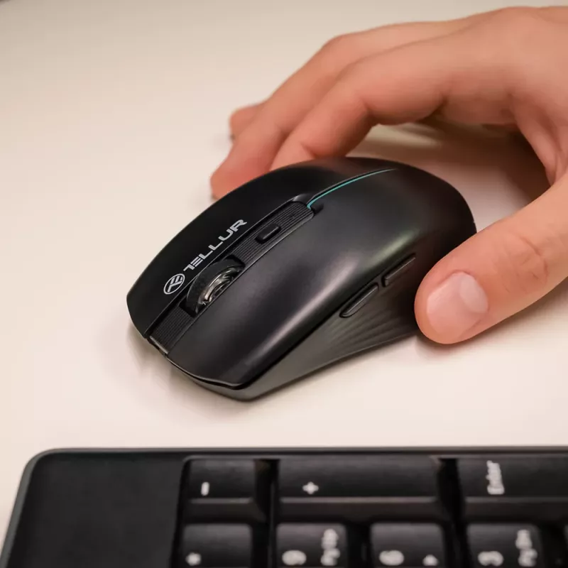 Tellur Silent Click Wireless mysz Czarny