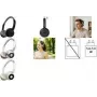 Słuchawki nauszne LogiLink BT0072S Bluetooth Creme (BT0072S)