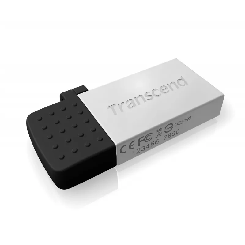 Transcend JetFlash Mobile 380 - Pamięć USB - 16 GB - USB 2.0 - Srebrny (TS16GJF380S)