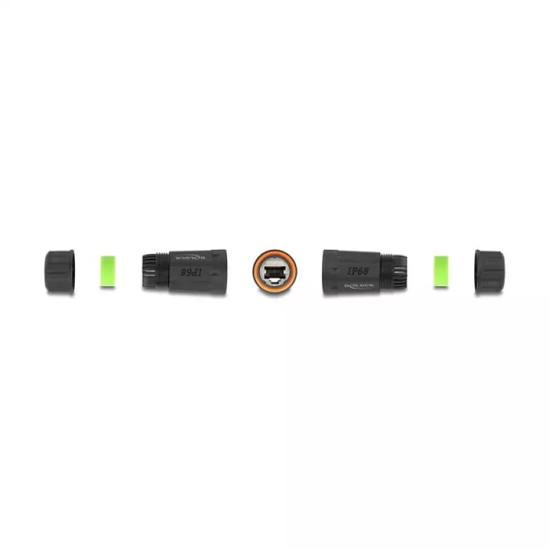 Kabel sieciowy DeLOCK 88144 RJ45 do RJ45 Cat.6A Czarny