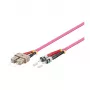Kabel krosowy światłowodowy Duplex OM4 (wielomodowy, 50/125) SC/ST, LSZH, odwracalna polaryzacja, 2 m, Good Connections®