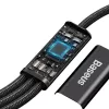Baseus Rapid 3-w-1 kabel USB 1.5 m USB A USB C/Micro USB A/Lightning Czarny