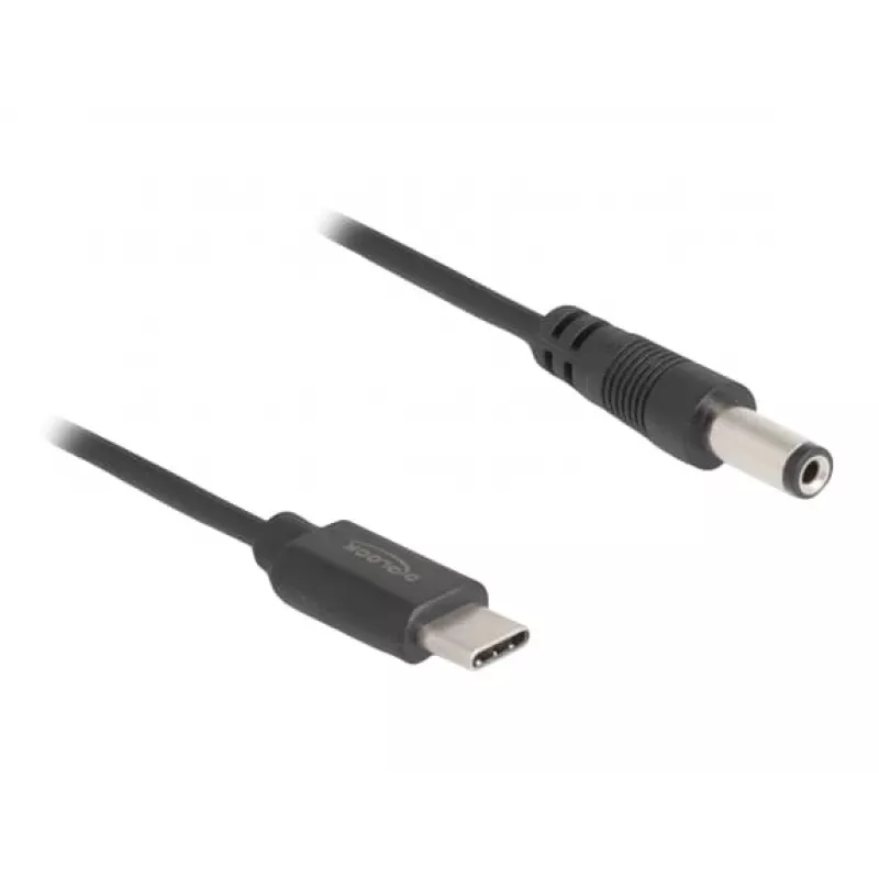 DeLOCK USB Type-C kabel zasilający 1 m 5,5 x 2,1 mm męski 5 V 1,5 A