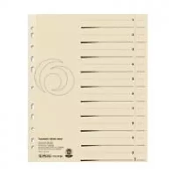 Przekładki kartonowe Herlitz 5970009