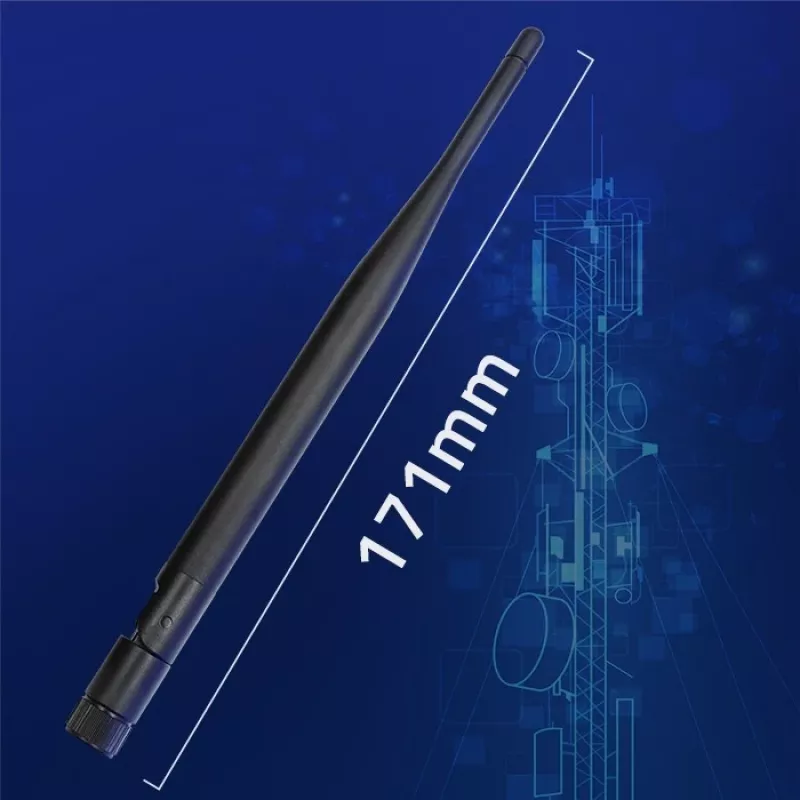 Antena Wi‑Fi wewnętrzna QOLTEC 57046, dwuzakresowa 2,4–2,5 GHz i 5,1–5,8 GHz, 5 dBi, 50 Ω