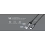 Kabel 2-w-1 USB Type-C Orsen S8, 5 A, 1,5 m (szybkie ładowanie/dane)