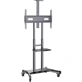 HAGOR HP Twin Stand HD - Wózek - do płaskich ekranów / sprzętu AV - Czarny - Przekątna ekranu: 140-213 cm (55-84) - Interfejs montażowy: do 800 x 500 mm (8210)