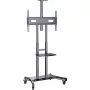 HAGOR HP Twin Stand HD - Wózek - do płaskich ekranów / sprzętu AV - Czarny - Przekątna ekranu: 140-213 cm (55-84) - Interfejs montażowy: do 800 x 500 mm (8210)