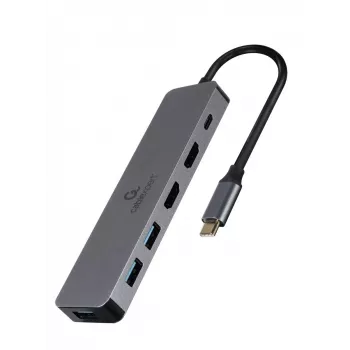 Gembird A-CM-COMBO3-03 USB Type-C 3-w-1 adapter wieloportowy (Hub + HDMI + PD)