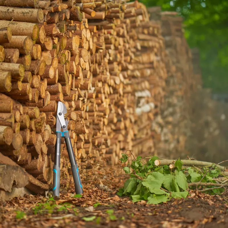 Sekator GARDENA EnergyCut Pro S, rączka 60 cm, szary/turkusowy