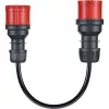 Zestaw adapterów go-e do Gemini flex 11 kW, 3-częściowy (czarny, 30 cm)