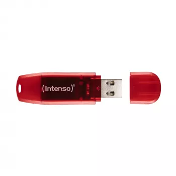 USB flash drive Intenso 128 GB USB Type-A 2.0 czerwony Transparent