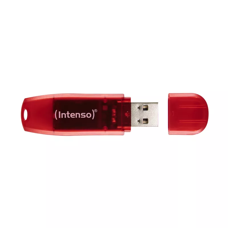 USB flash drive Intenso 128 GB USB Type-A 2.0 czerwony Transparent