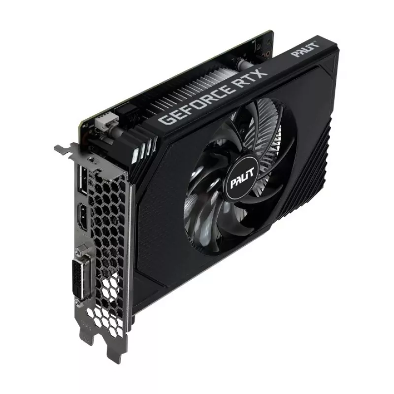 Karta graficzna PALIT GeForce RTX 3050 StormX OC — 6 GB GDDR6, 96-bit, PCIe 4.0, chłodzenie aktywne