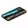 Etui ochronne iKins do Apple iPhone 12 Pro Max — wzór fioletowego agatu