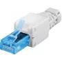 Microconnect KON521TL złącze przewodowe RJ45 Biały