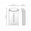 Pendrive USB 256GB Transcend JetFlash 710 USB3.1 Srebrny