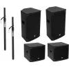 PA set Omnitronic model 20000529 active L 2000W — zasilany system nagłośnieniowy