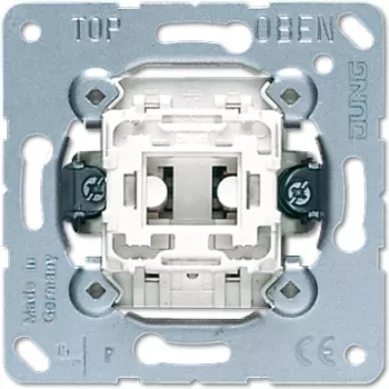Moduł przełączający JUNG 507 U — biały metalik, AC 250 V, 10 A