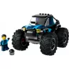 Zabawka konstrukcyjna LEGO City 60402 Niebieski Monster Truck z dużymi oponami, 148 elementów, 1 minifigurka, wiek 5+