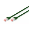 Patch Cord Digitus CAT 6 S/FTP DK-1644-005/G 0.5m Zielony