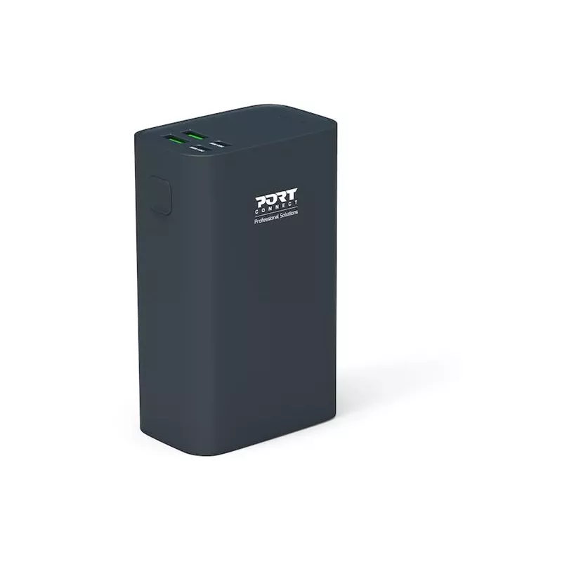 PORT CONNECT Zewnętrzna bateria USB-C PD | 26800 mAh | Niebieski