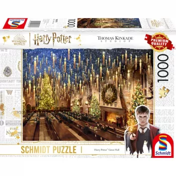 Thomas Kinkade Studios Wizarding World Harry Potter - Wielka Sala, Puzzle 1000 Elementów