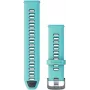 Zamienny silikonowy pasek do zegarka 22 mm dla GARMIN Forerunner 265 — Aqua