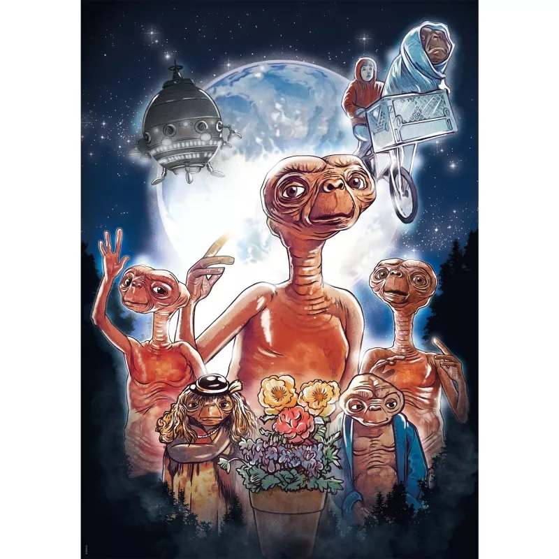 E.T. The Alien - adventure of an alien, Puzzle 1000 elementów