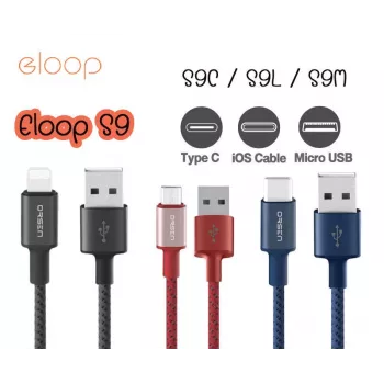Kabel USB Orsen S9M A na Micro USB 2.1 A 1 m czarny