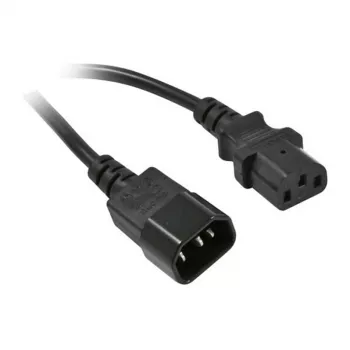 Synergy21 Netzkabel 230V Kaltgeräte IEC-C13(Buchse)/Kaltgeräte IEC-C14(Stecker), 2m, ,