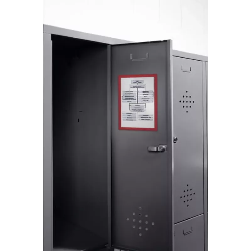 Magnetyczna ramka Durable DURAFRAME A4 czerwona
