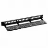 Patch panel 1U LANBERG PPKS-1124-B, 24 porty, 1U, ABS, czarny, 482.6×44.5×154 mm