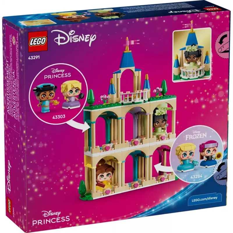 LEGO DISNEY 43291 Mini Belle i Tiana z Zamkiem