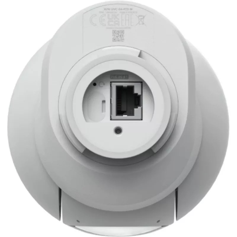 IP security camera UBIQUITI G6 PTZ — 3864×2160, kulista, wewnątrz/zewnątrz, przewodowa, sufit/ściana/słup, 350° obrót, kąty widzenia 109.9°×56.7°