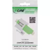 InLine 89988 kabel kompozytowy wideo, 5 m, 3 x RCA, czarny