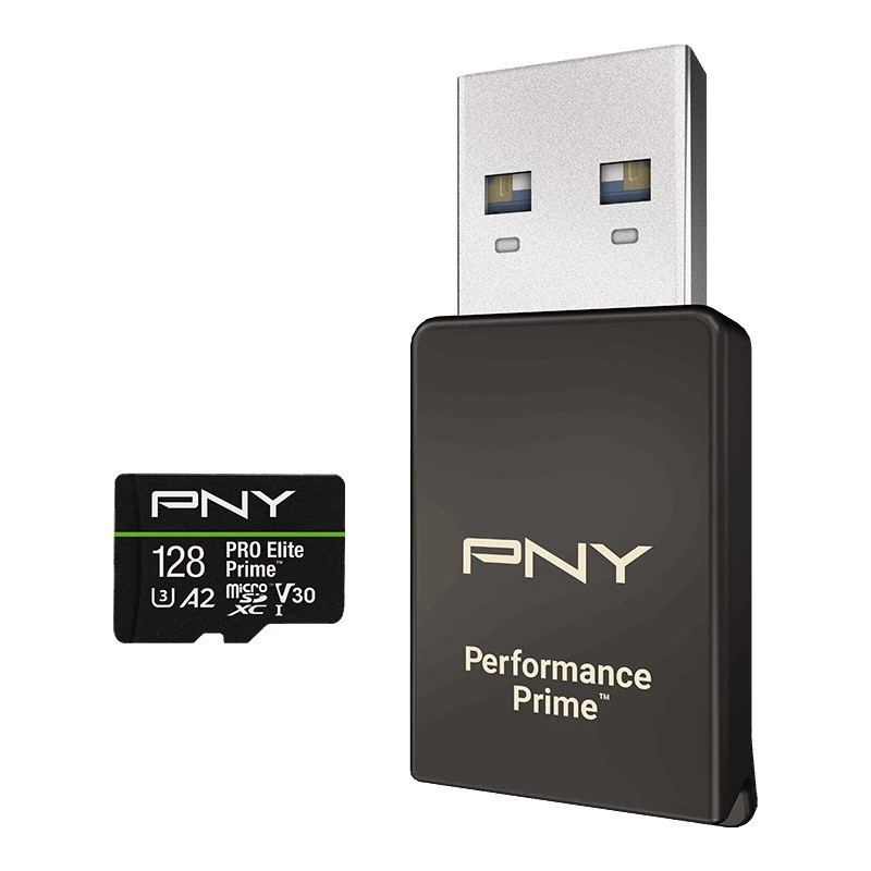 Karta pamięci microSDXC Elite Prime 128 GB + adapter SD + czytnik kart USB-A