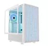 Obudowa PC MODECOM BREEZE ARGB Flow MIDI Czarna — ATX, 3x140mm przód + 1x140mm tył, szkło hartowane, USB-C