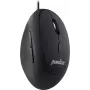 Perixx PERIMICE-519, mała mysz ergonomiczna, dla praworęcznych, USB przewodowa, czarna